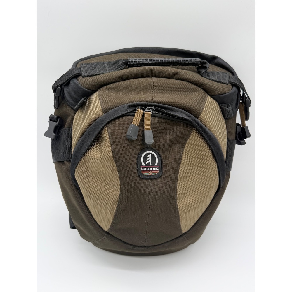 Tamrac Velocity 7x Sling Pack 5767 Camera Bag Brown Tan DSLR Case